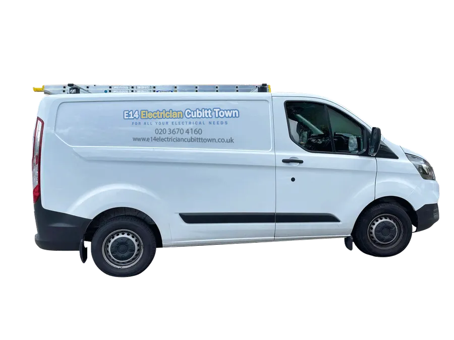 E14 Electrician Cubitt Town van
